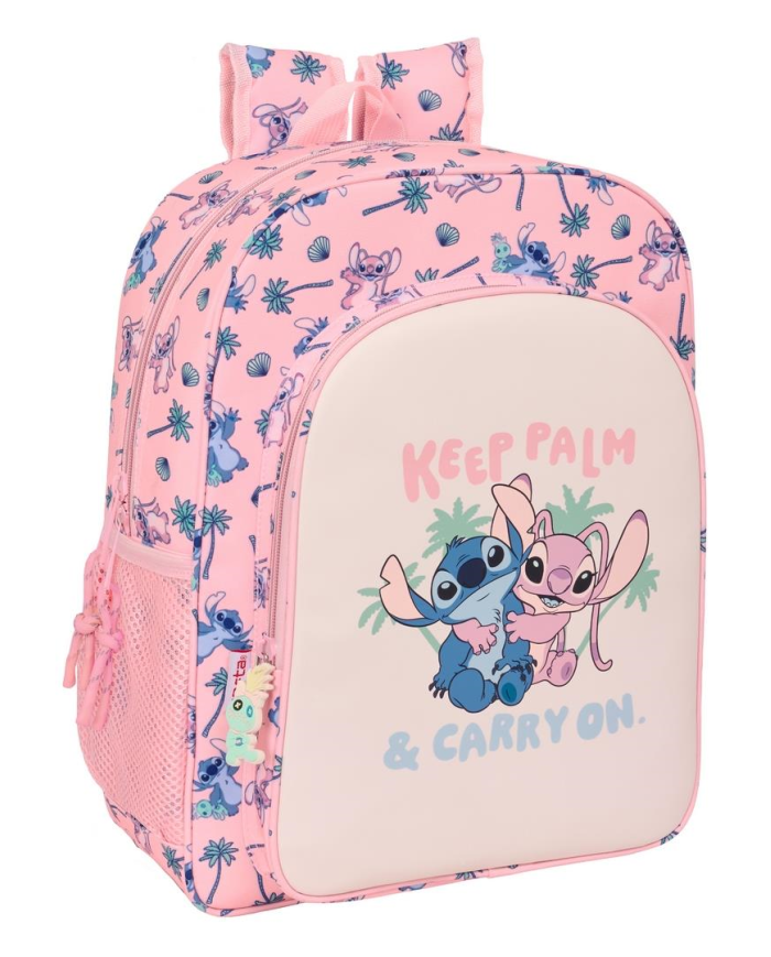 Mochila Junior Adapt.Carro Stitch "Beach"