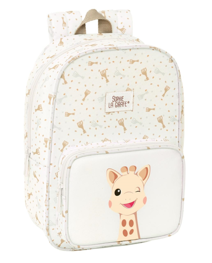 MOCHILA INFANTIL RECIC Y REPELENTE AGUA SOPHIE LA GIRAFE HONEY