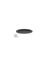FUENTE OVAL TILDA   30X22,3CM NEGRO - MELAMI