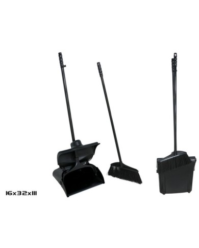 SET ESCOBA Y RECOGEDOR 111X32X16 CM