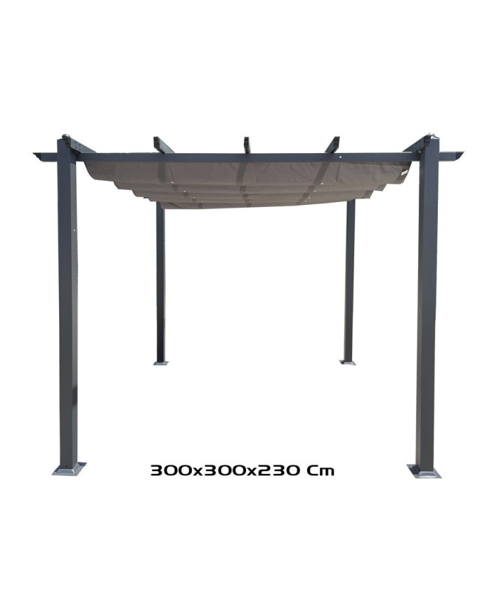 PERGOLA ALUMINIO SUPREME 300X300X230 CM