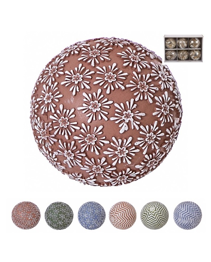 BOLA DECORACION MARSELLA Ø10 cm