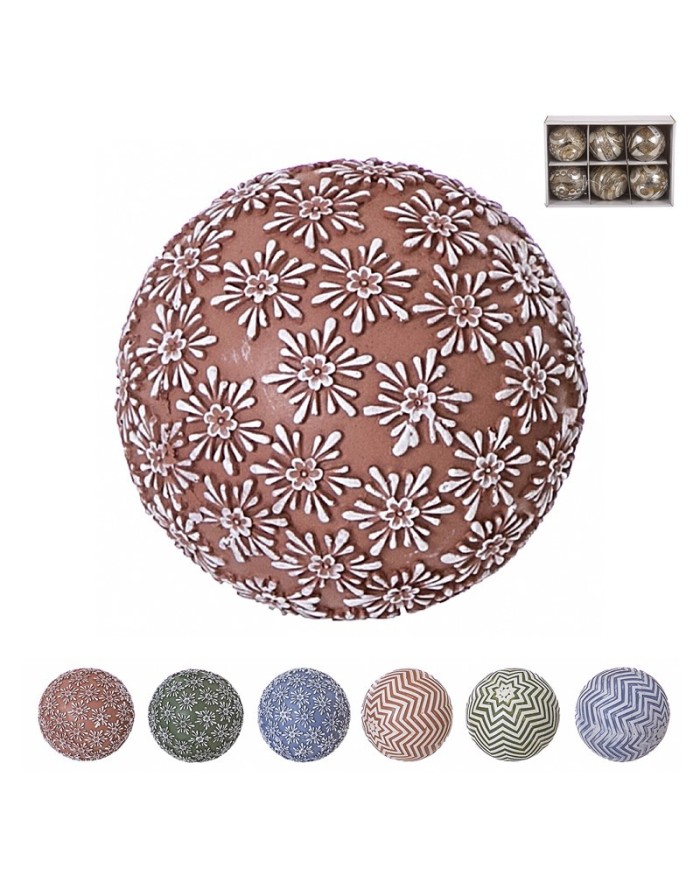 BOLA DECORACION MARSELLA  Ø8 cm