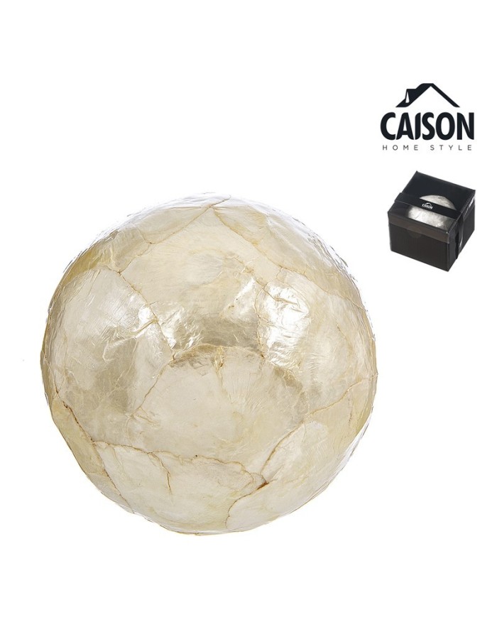 BOLA DECORACION NACAR Ø10 cm