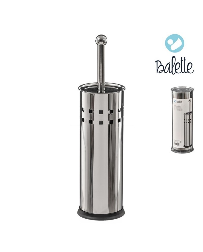 ESCOBILLERO METAL CROMADO SQUARE