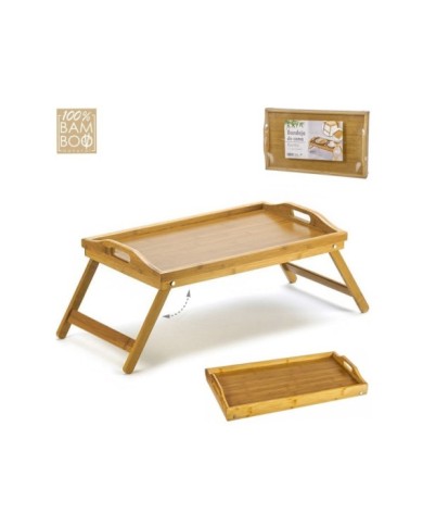 BANDEJA CAMA BAMBU CON PATAS PLEGABLES