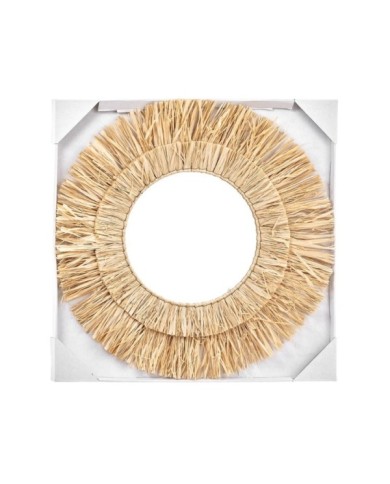 ESPEJO PARED RATAN RAN Ø58 cm