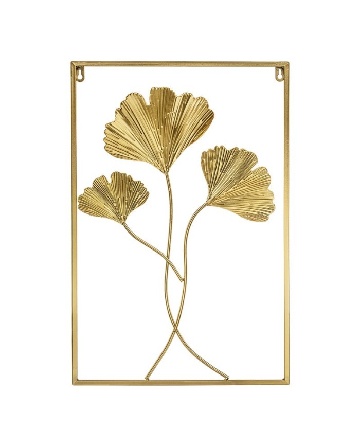 DECORACION PARED METAL 40x60 cm OAK