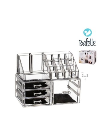 ORGANIZADOR COSMETICOS 2 EN 1