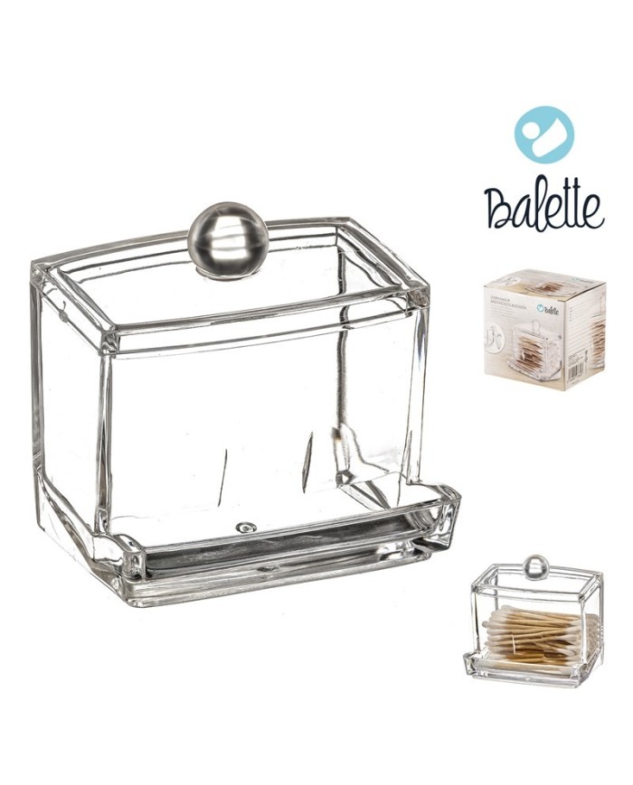 DISPENSADOR BASTONCILLOS ALGODON