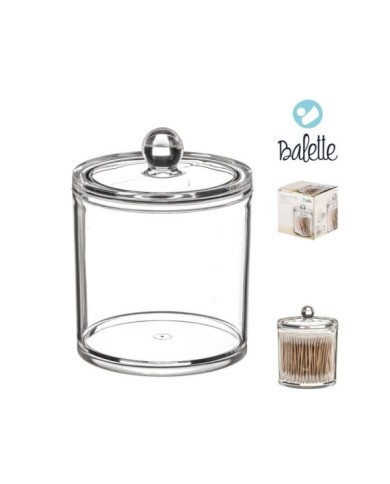 ORGANIZADOR COSMETICOS CON TAPA Ø9,5 cm