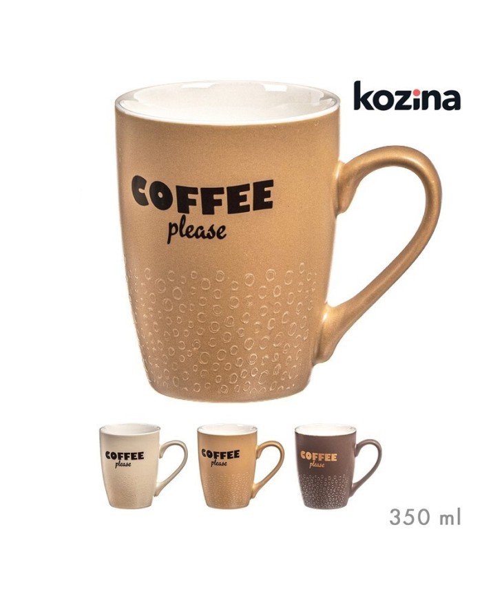 MUG ICED COFFEE MATE+SATINADO 350 ml SURT/3