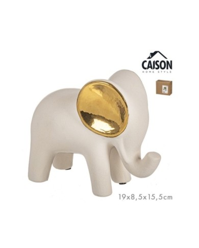ELEFANTE CERAMICA ABAJO 15,5 cm
