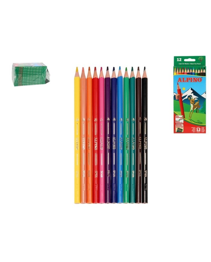 ESTUCHE 12 LAPICES COLOR ALPINO