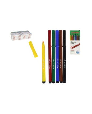 ESTUCHE 6 ROTULADORES STANDARD ALPINO