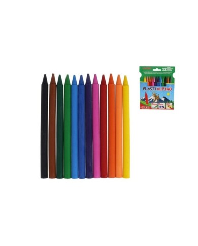 PLASTIALPINO CERAS ESTUCHE CON 12 UDS