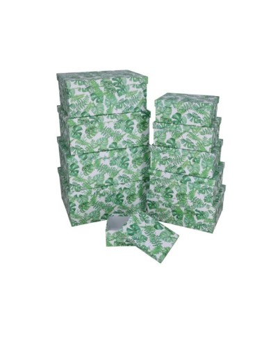 SET 10 CAJAS HELECHO 37,5X29X16 CM 2