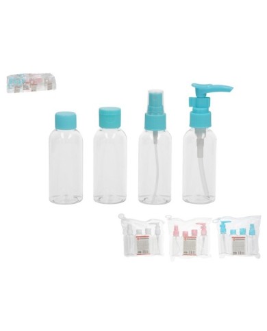 NECESER 4 BOTELLAS VIAJE SURTIDAS 12X3,5 CM