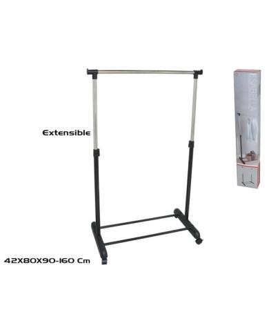 PERCHERO CON RUEDAS ISABELLA 80X42X90 CM