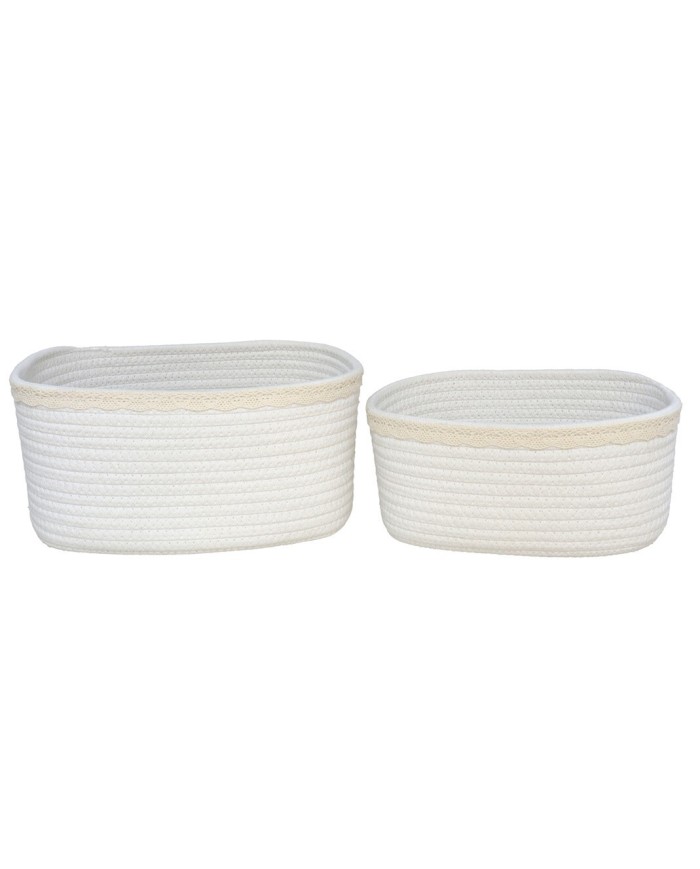 S/2 CESTAS AVILA RECTAN. 30x22x14CM 25x19x12CM