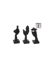 BOLA DECO ANJALI 10,3X10,1X10,1 CM RESINA