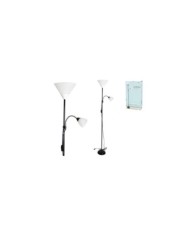 LAMPARA PIE 2 BRAZOS 1.8M GRIS