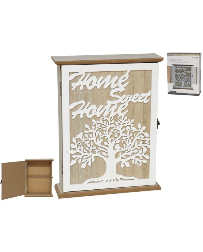 GUARDA-LLAVES TREE 20X6,5X26CM BLANCO