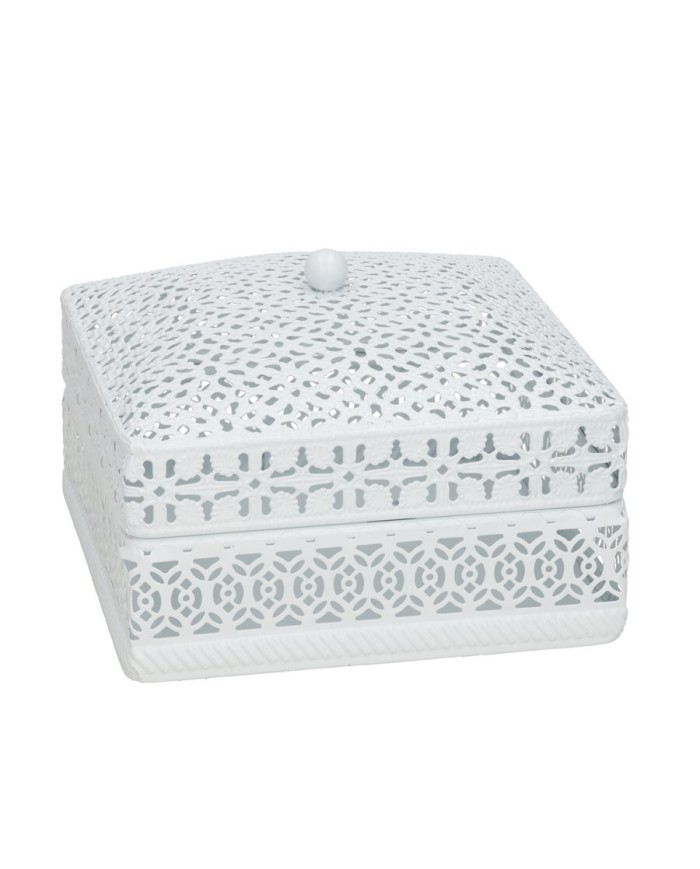 JOYERO METAL CUADRADO RAGA 13,5X13,5X9 CM