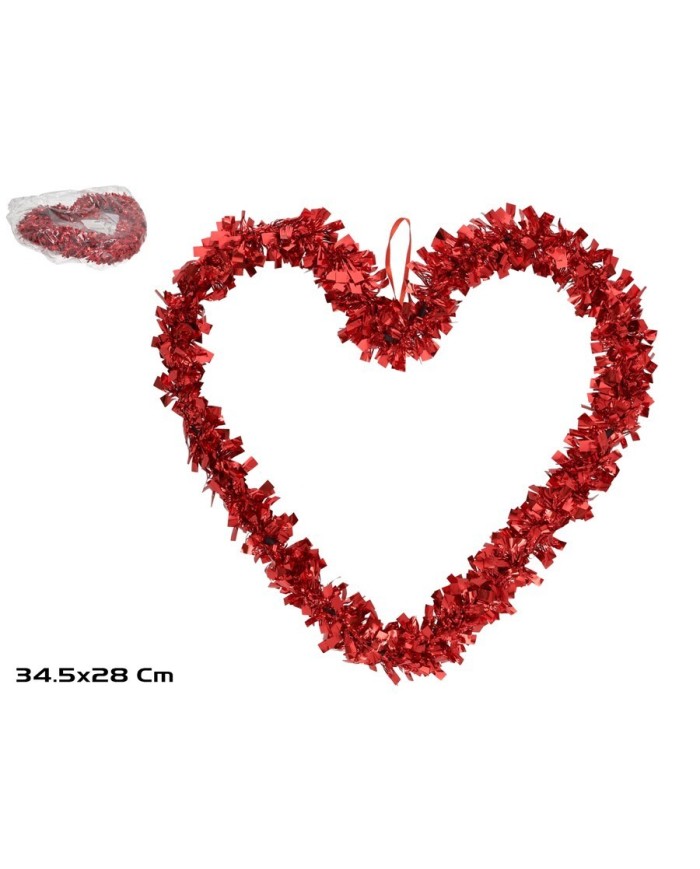 CORONA ESPUMILLON CORAZON 34,5X28 CM