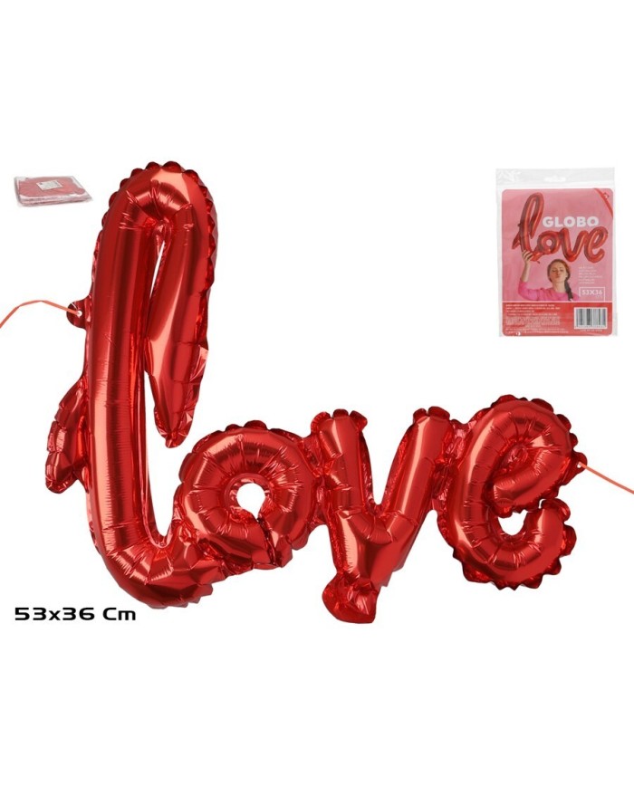 GLOBO HELIO LOVE 59X40 CM