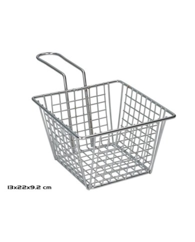 CESTO DE FREIDORA METAL ROCIO 22X13X9,2CM