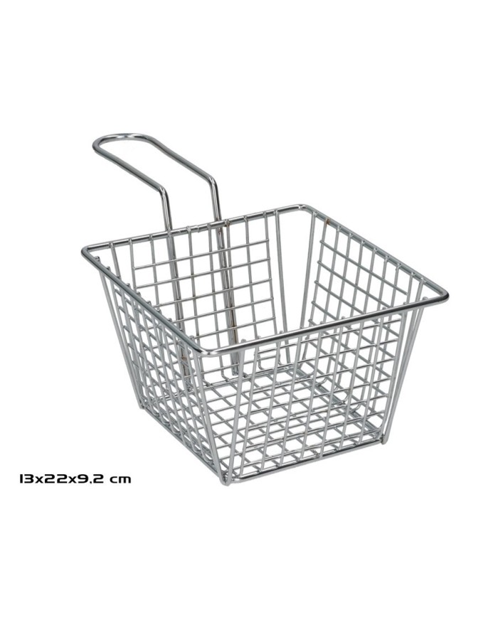CESTO DE FREIDORA METAL ROCIO 22X13X9,2CM