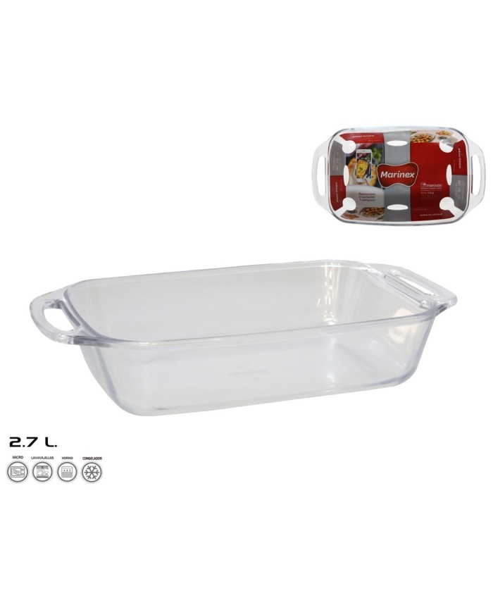 FUENTE RECT SELETTA 35x20x7 cm 2,7l