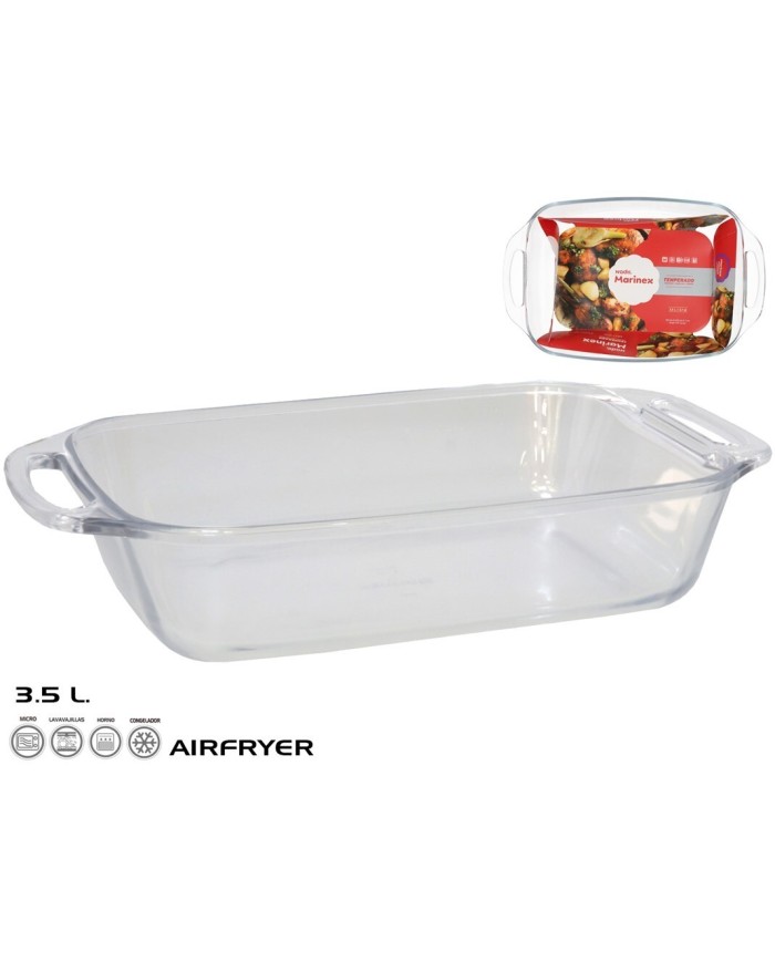 FUENTE RECT SELETTA 37X23X8 CM 3,5L