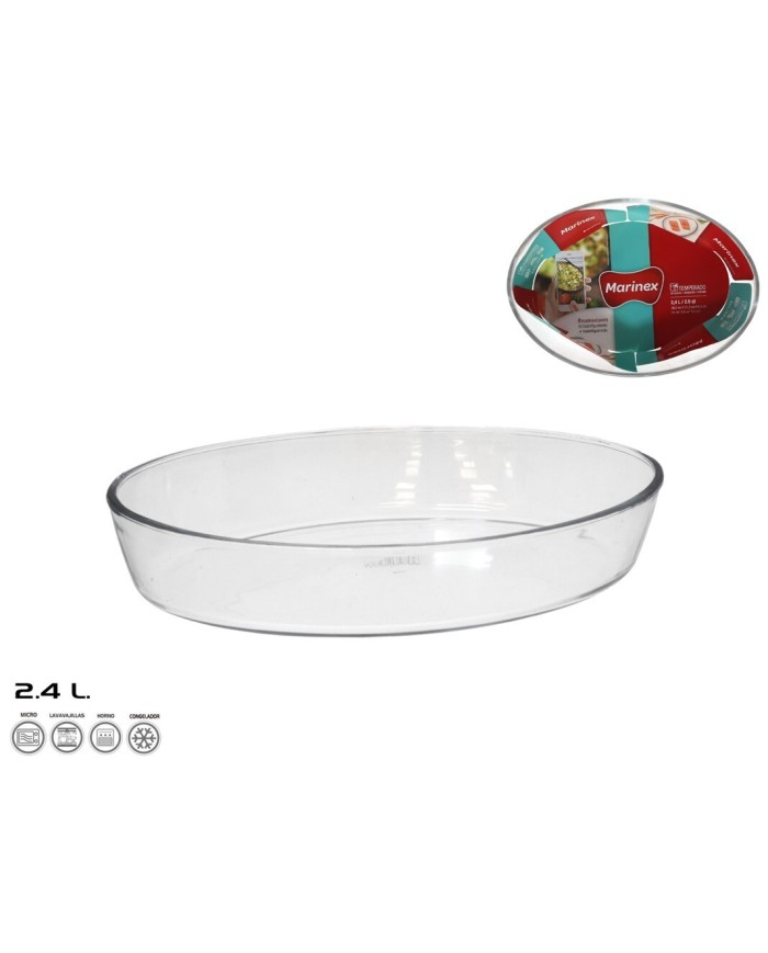 FUENTE OVAL 30x21x6 CM 2.4L