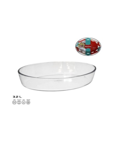 FUENTE OVAL 35X24.5X6.5 CM 3,2L