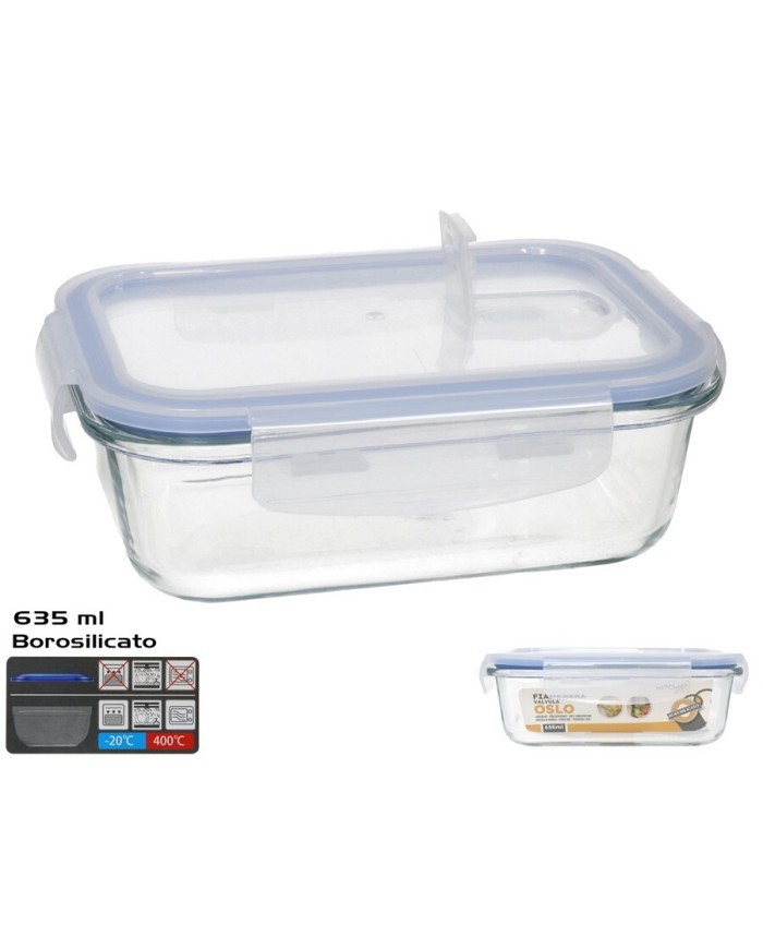 FIAMBRERA OSLO VALVULA 635ML RECTANGULAR