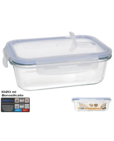 FIAMBRERA OSLO VALVULA 1020ML RECTANGULAR