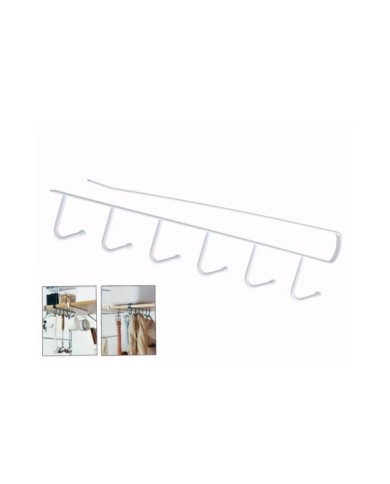 PERCHA COLGADOR MULTIUSOS 26X7X1,4CM