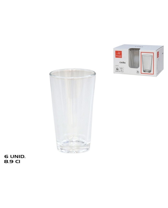 SET 6 VASOS CAÑA LISA 9