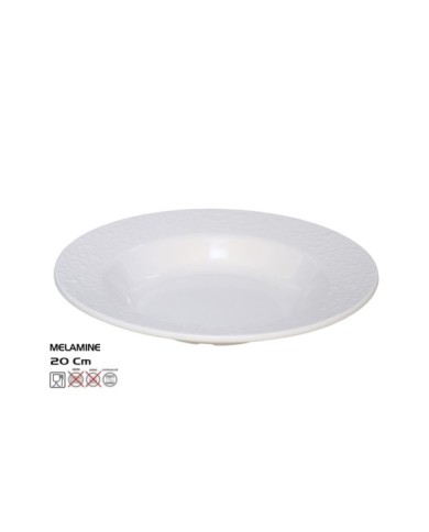 PLATO HONDO 20CM DIAMOND - MELAMINA