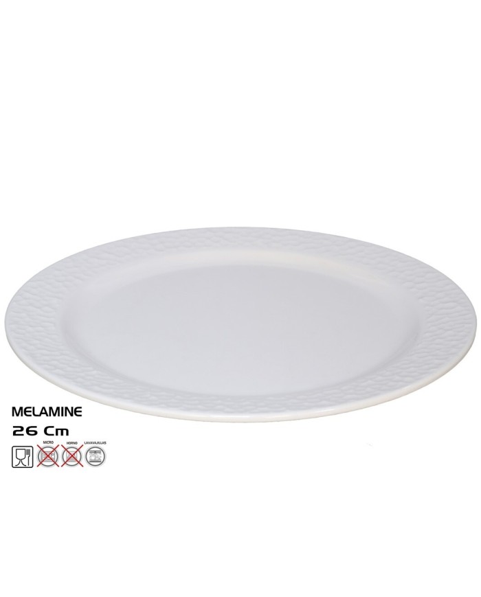 PLATO LLANO 26CM DIAMOND - MELAMINA