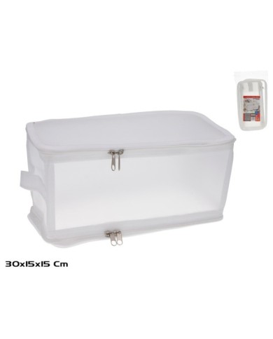 ORGANIZADOR PLEGABLE CON CREMALLERA 30X15X15CM