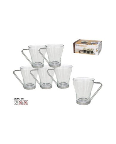 TAZA DESAYUNO X6 ASA 230ML L2508/BH6