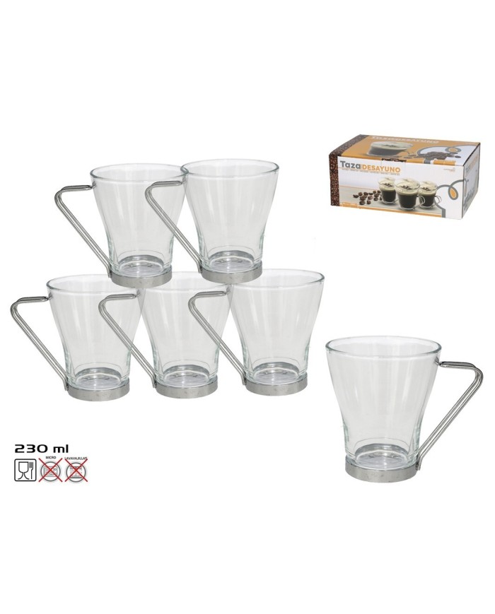 TAZA DESAYUNO X6 ASA 230ML L2508/BH6