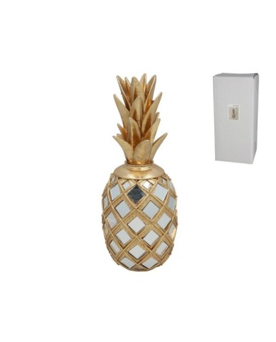 FIGURA DECO PIÑA 12,5X12,5X33 CM