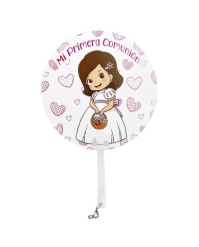 PAI PAI CARTULINA NIÑA COMUNIÓN CON CESTA