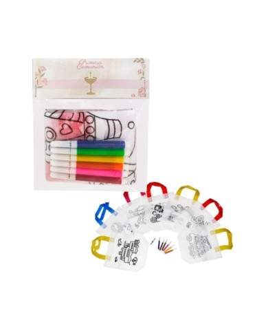 PACK BOLSA COLOREAR CÁLIZ ROSA