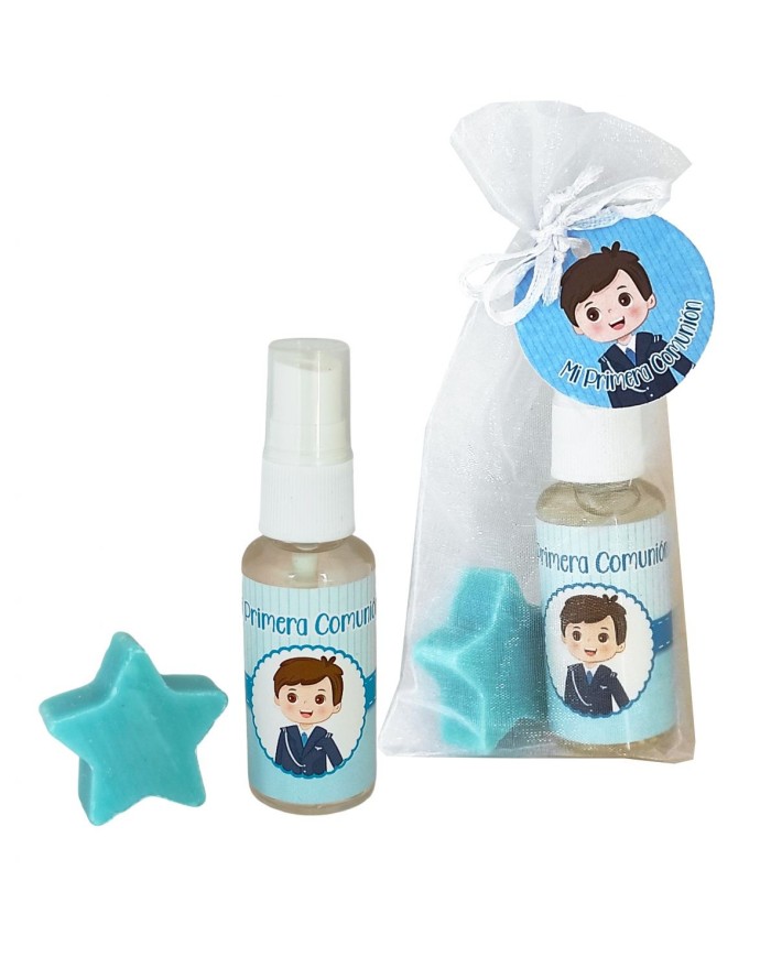 ATOMIZADOR NIÑO 30 ML FRESCA CON JABÓN EN ORGANZA