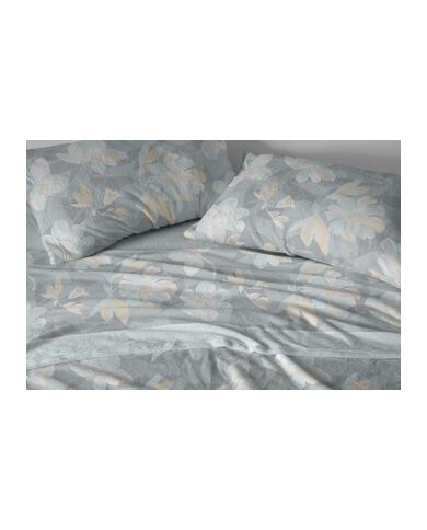 Juego de sábanas Coralina 986 color Agua Cama de 150 cm - Coralina Burrito Blanco